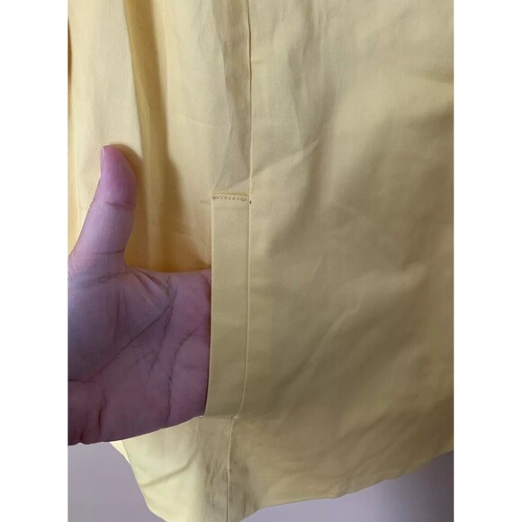 Sandro Sportswear Sz Large Yellow Blazer Jacket Spring Mod Retro Buttons NWOT A4 - Picture 6 of 6